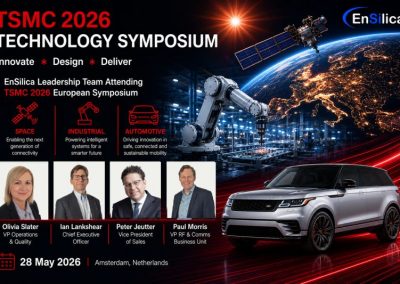 EnSilica attending TSMC 2026 European Technology Symposium in Amsterdam.