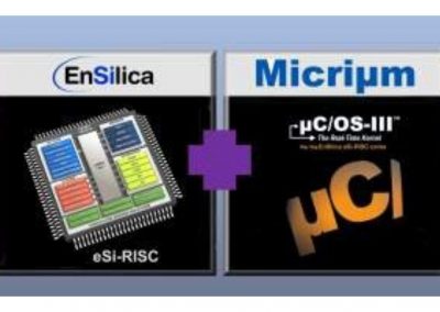 EnSilica and Micrium partner to port µC/OS-III RTOS to eSi-RISC processor cores